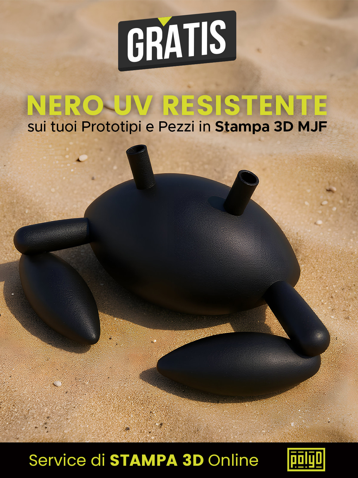 POlyD, nero UV resistente gratis