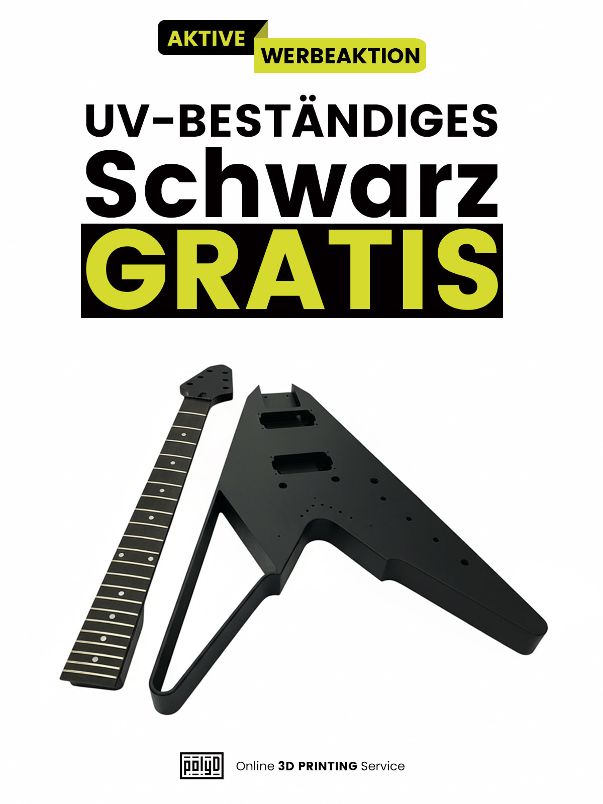 PolyD, uv-bestaendiges schwarz gratis