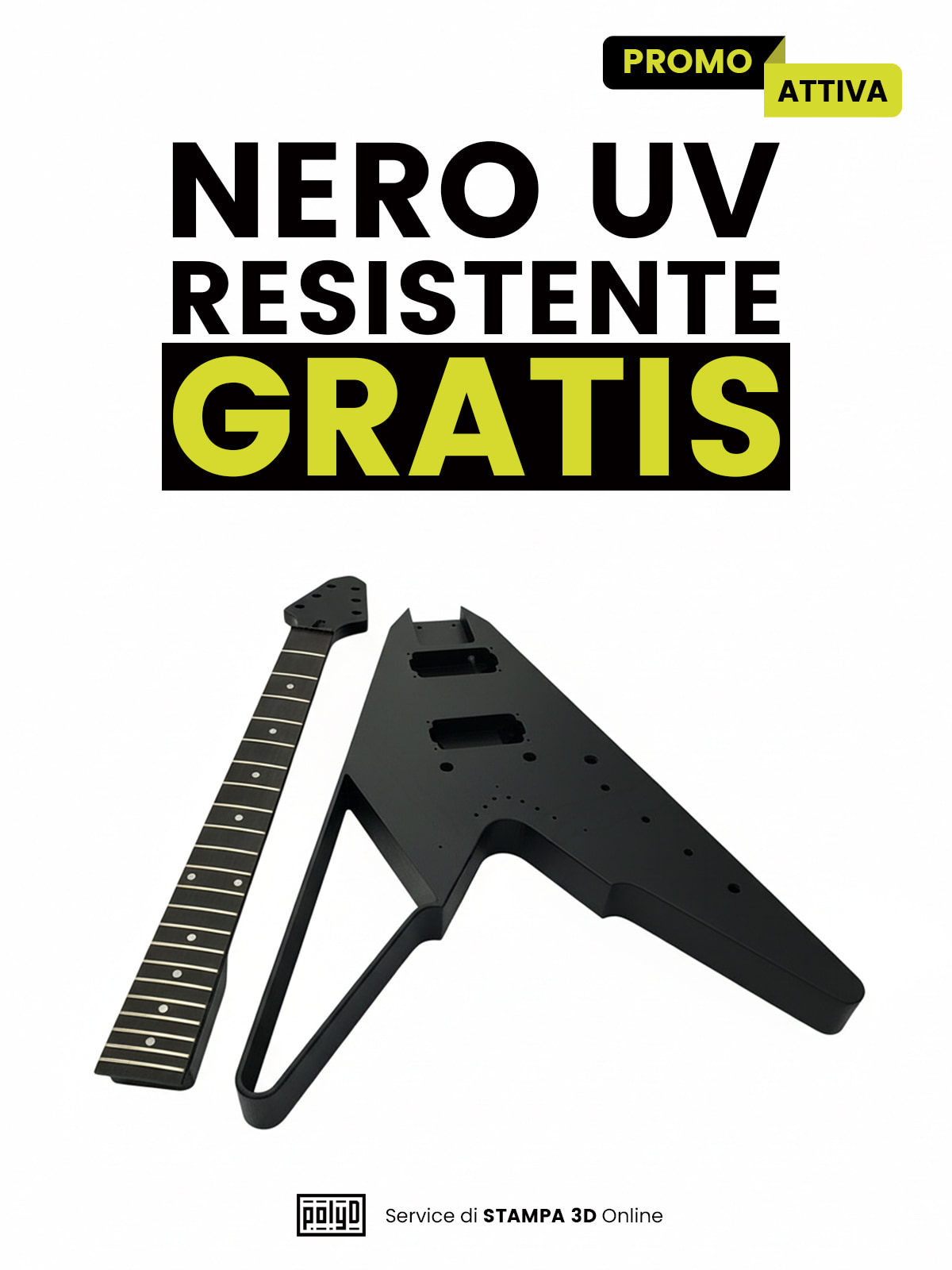 POlyD, Nero UV resistente gratis