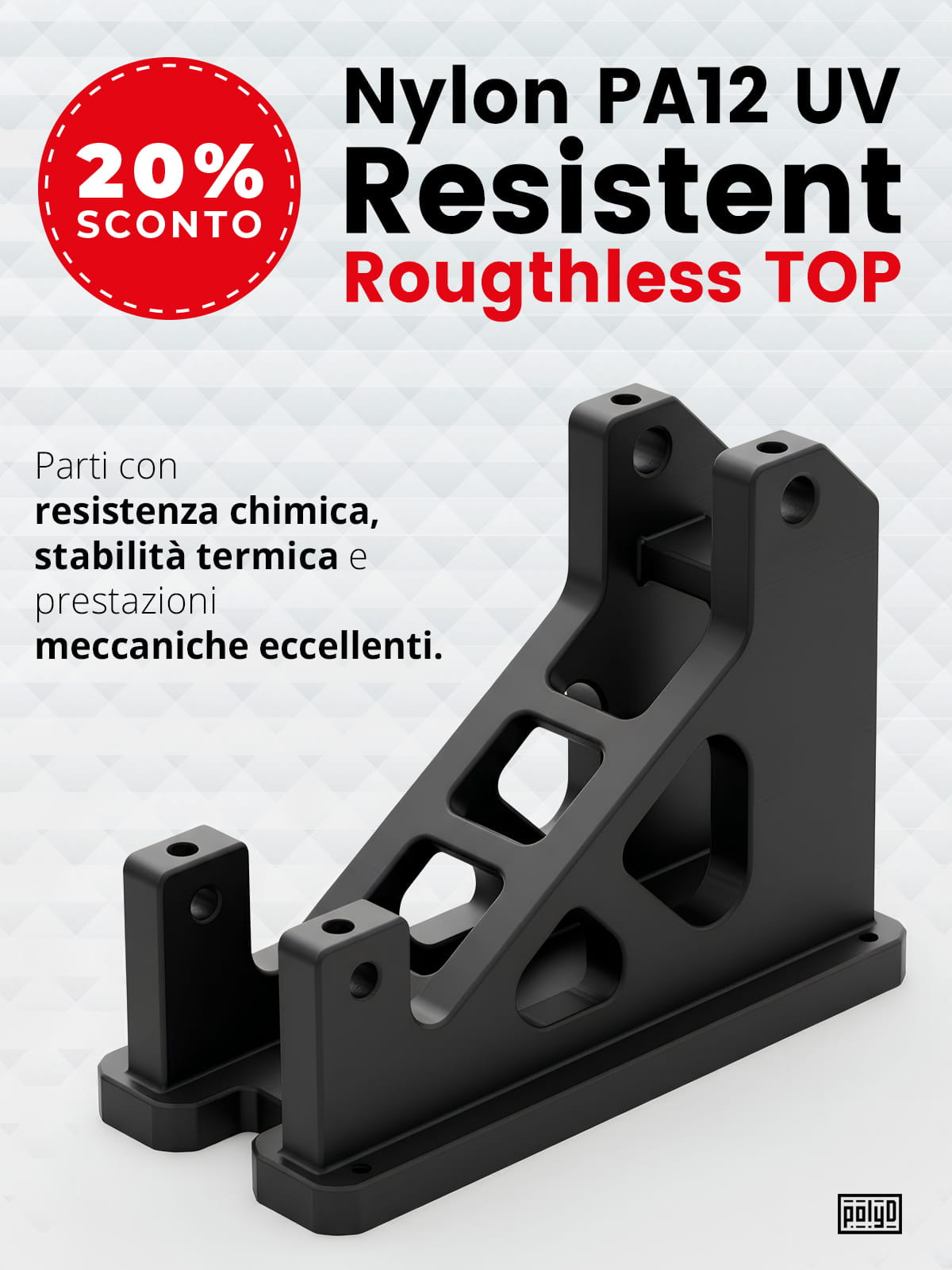 POlyD, PA12 UVR-R -20%