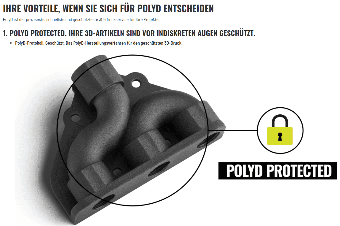 PolyD - Kuriosität Nr. 6: Bei der Herstellung von Prototypen ist es wirklich sehr wichtig, dass Ihre Designs sicher sind.