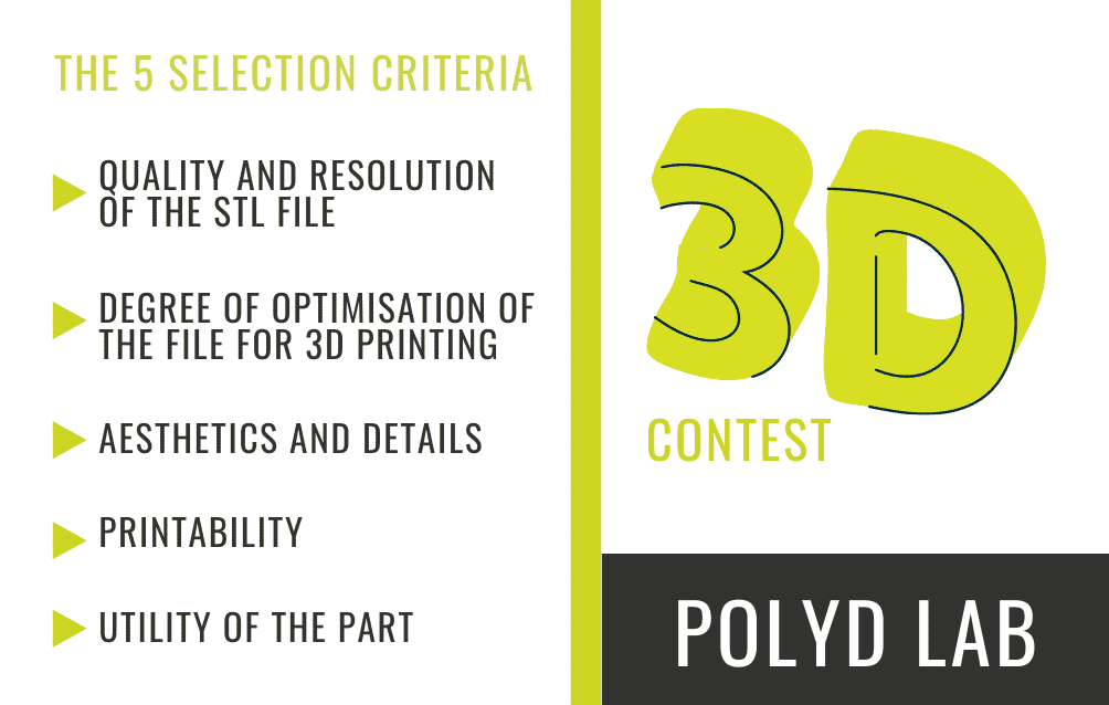 PolyD lab contest: the 5 criteria