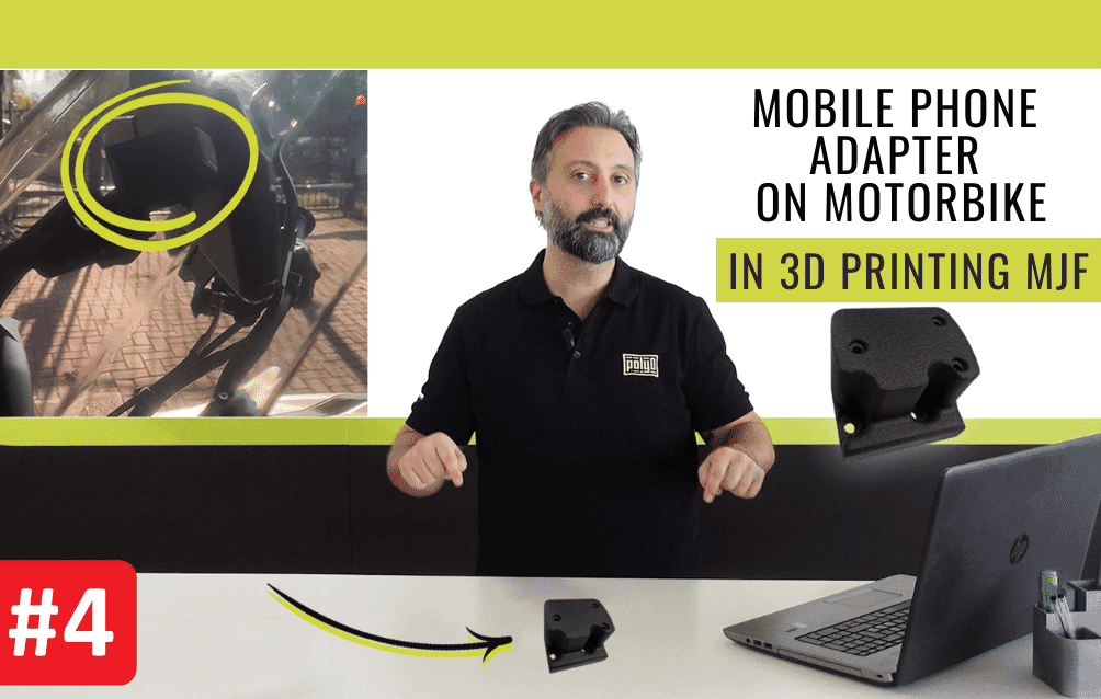PolyD - motorbike mobile phone holder adapter