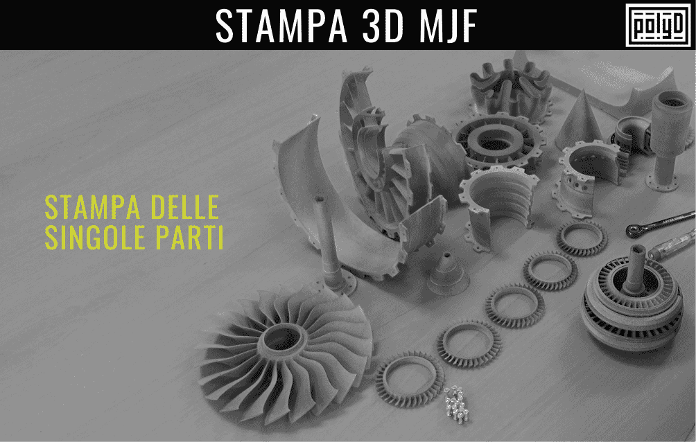 PolyD, Stampa 3D MJF: Assemblaggio della Turboventola