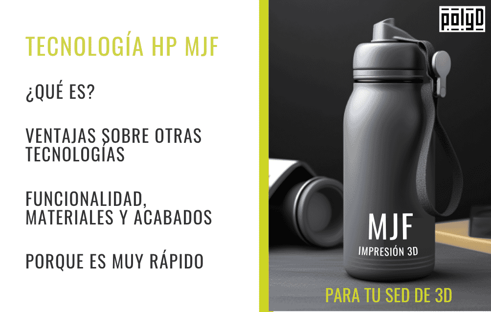 Tecnología MJF de HP para impresión 3D