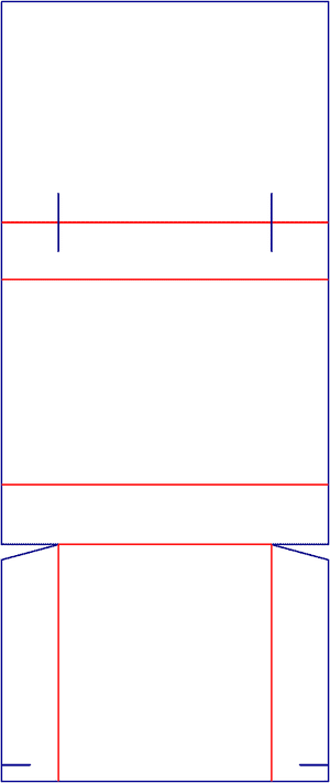 [object Object] Model Dieline