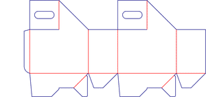 [object Object] Model Dieline