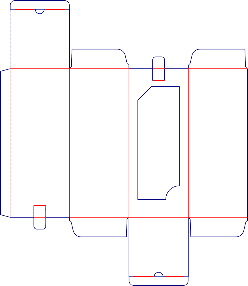 [object Object] Model Dieline