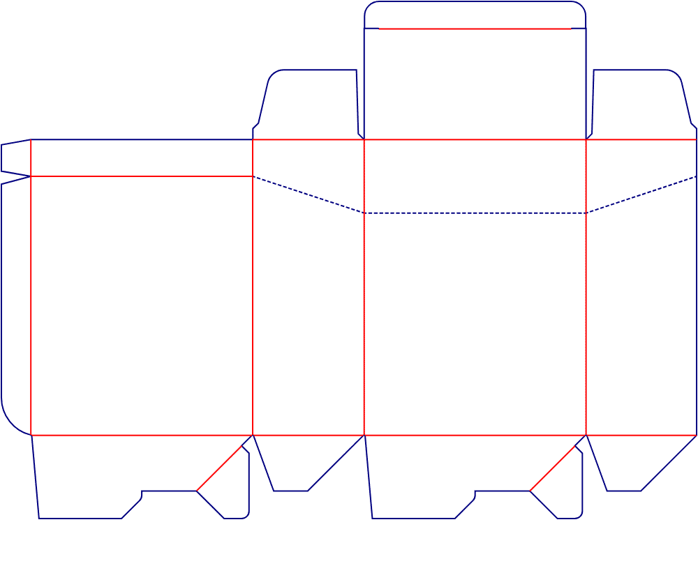 [object Object] Model Dieline