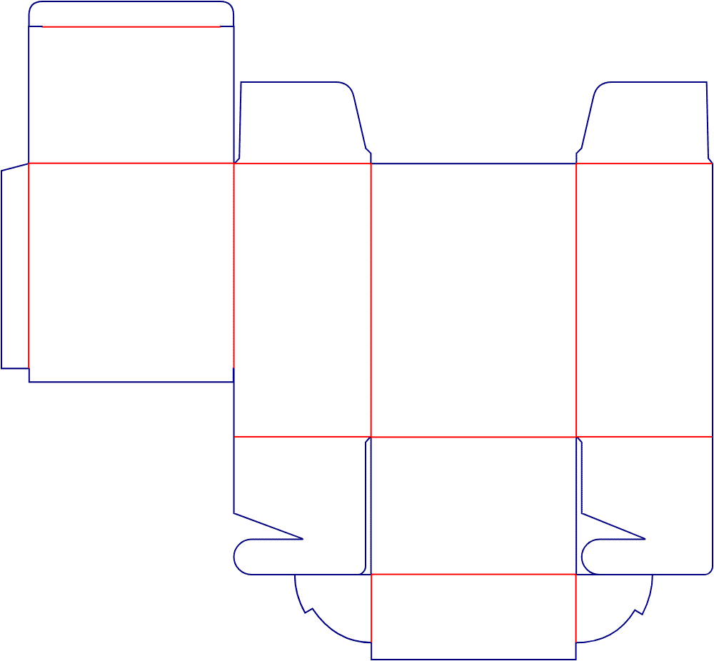 [object Object] Model Dieline