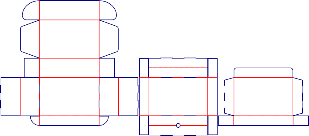[object Object] Model Dieline