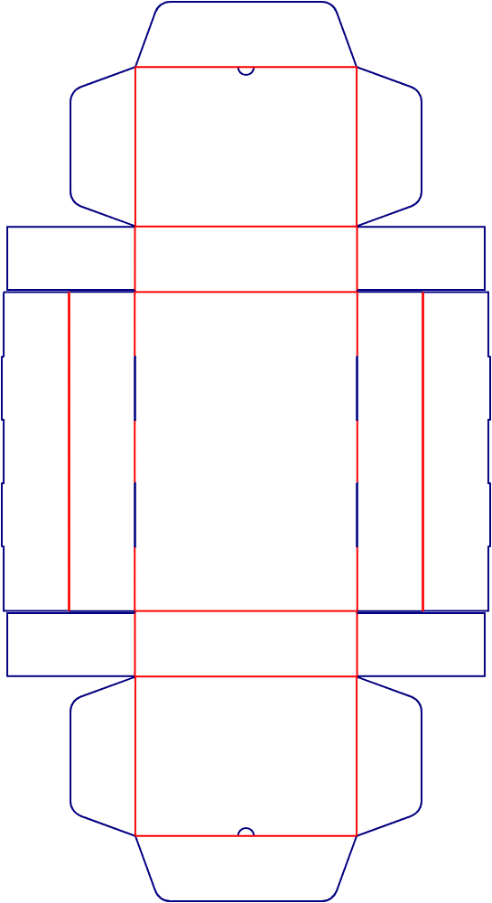 [object Object] Model Dieline