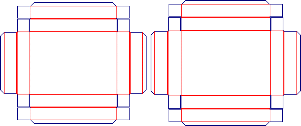 [object Object] Model Dieline