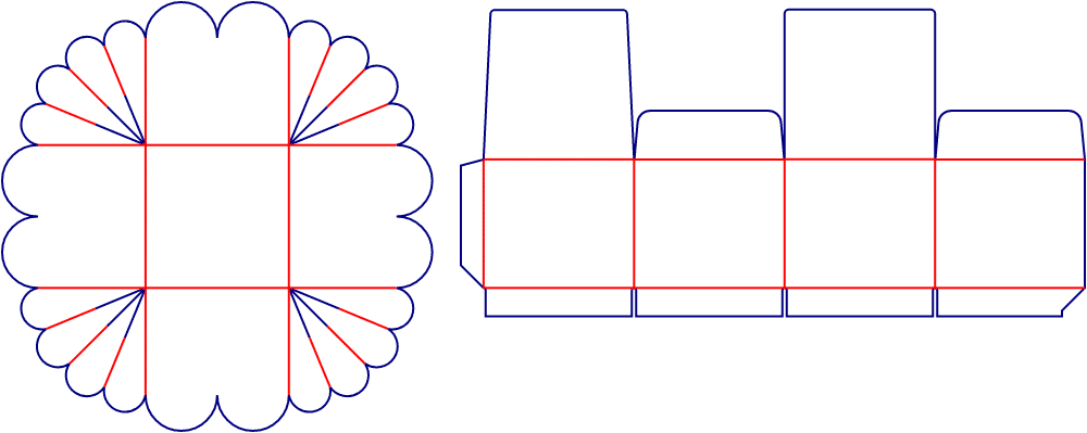 [object Object] Model Dieline