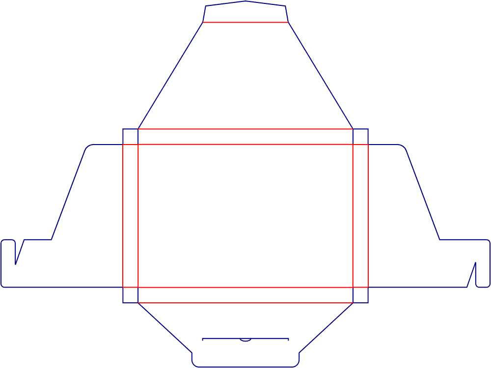 [object Object] Model Dieline