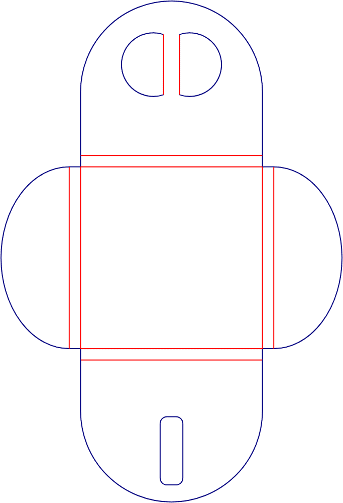 [object Object] Model Dieline