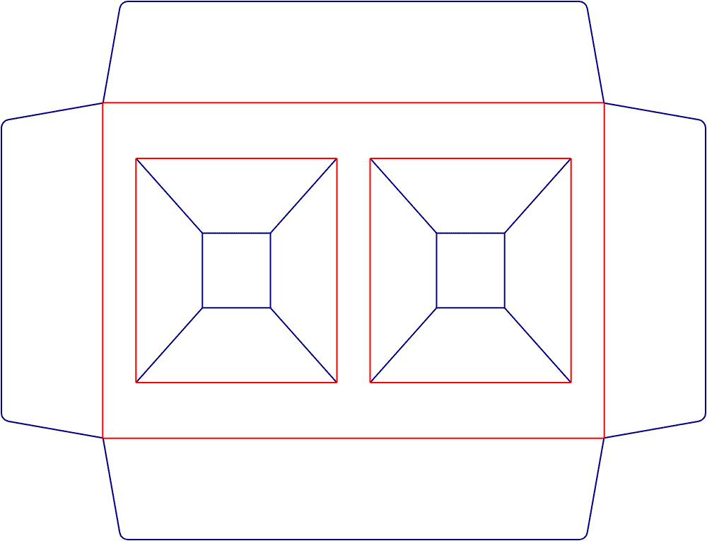[object Object] Model Dieline