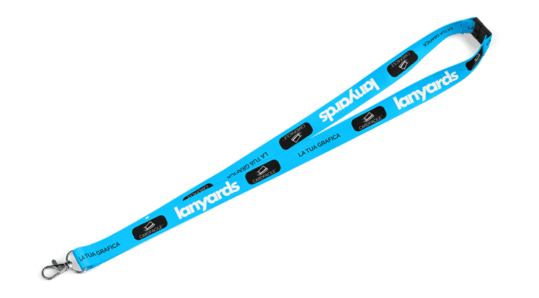 Lanyard con moschettone in metallo standard