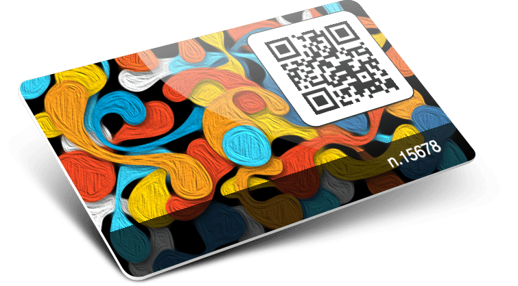 Cartes PVC avec Qrcode + Numérotation