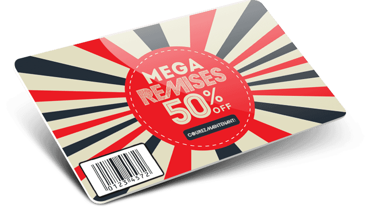 Impression de cartes en PVC avec code barres