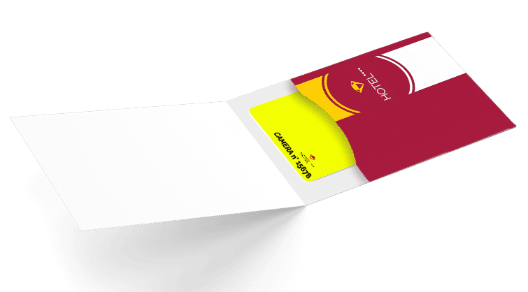 Porte-cartes Manhattan + cartes PVC pour hôtels