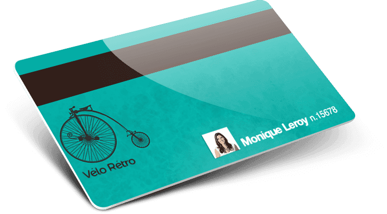 Cartes avec Bande Magnétique + Numérotation + Noms Et Prénom + Photos