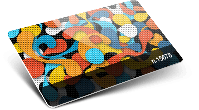 Tessere con Numerazione ed effetto ruvido 3D