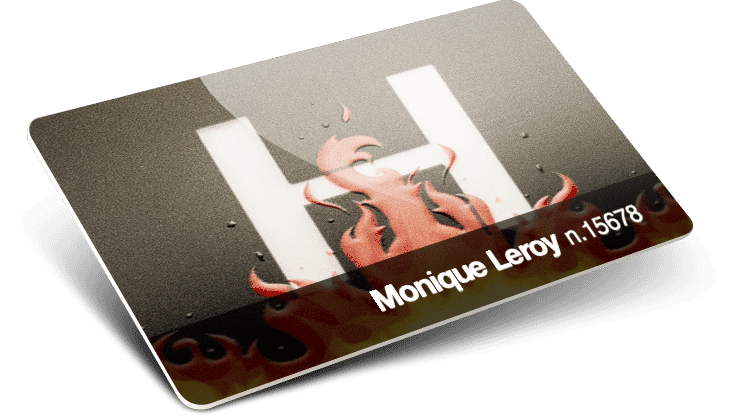 Cartes PVC avec Numérotation + Numérotation + Vernis en relief (Vernis sélectif 3D)