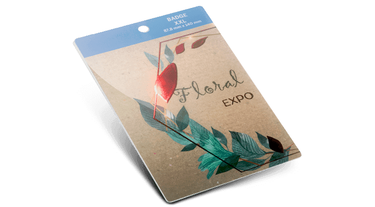 Badge XXL + Vernice a rilievo metallica