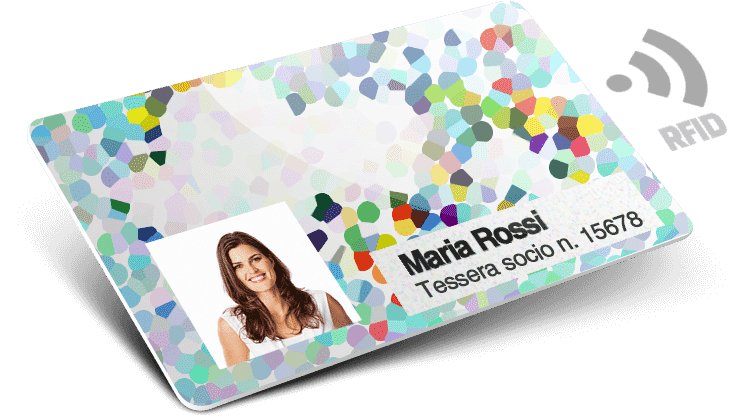 Tessere con RFID con Numerazione + Nomi e Cognomi + Foto