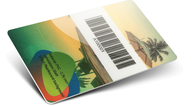 Boîte d'échantillons de cartes PVC gratuits