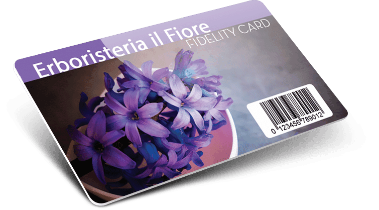 Card plastiche con codice a barre semplice