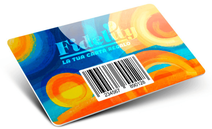 Card plastiche con codice a barre semplice