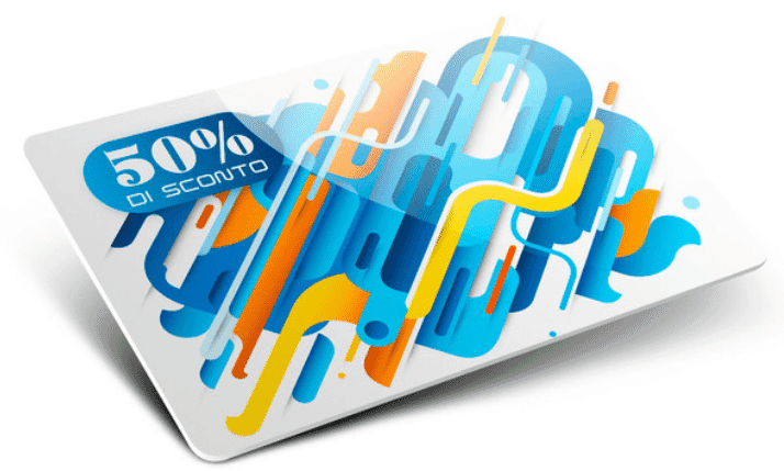 Card semplice a 4 colori