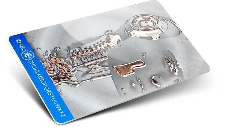 Effetti Vernice Metallica in Rilievo