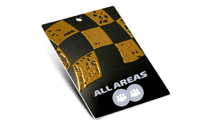 Badge XXL + Vernice a rilievo metallica Badge XXL + Vernice a rilievo metallica