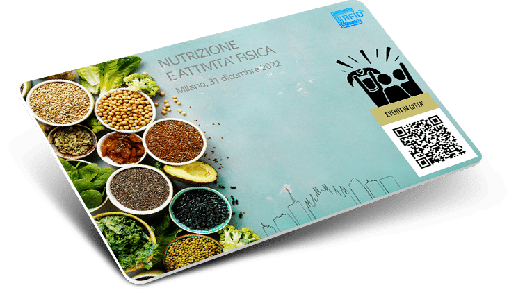 Tessere in plastica con RFID e QR Code