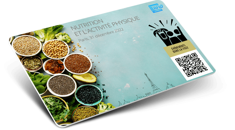 Cartes plastiques avec RFID avec QR Code