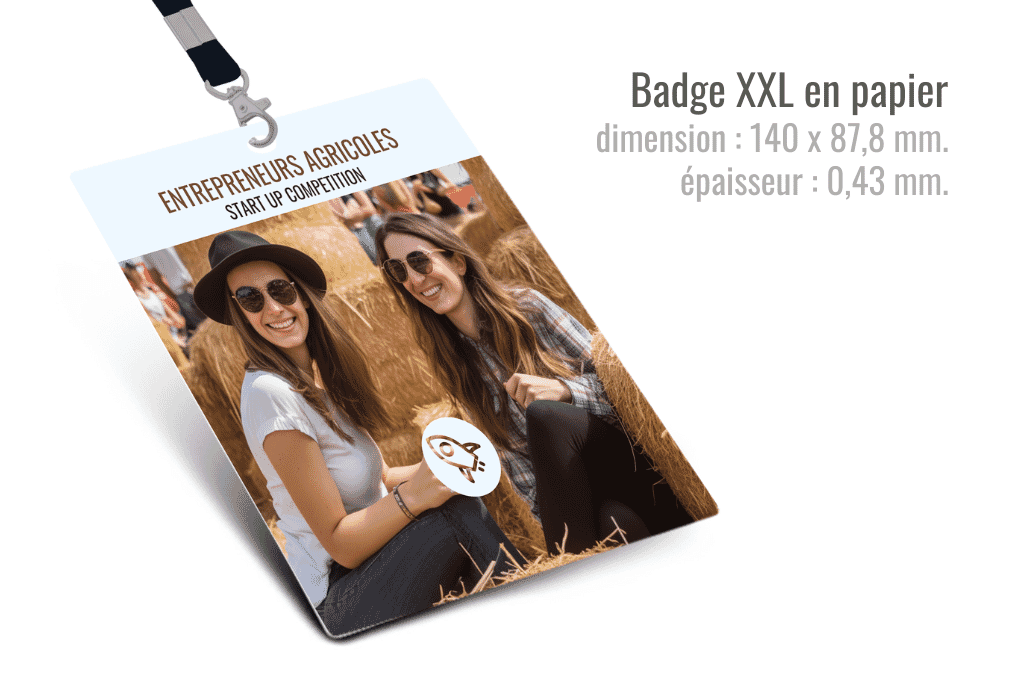 Badge XXL e Card + Lanyard