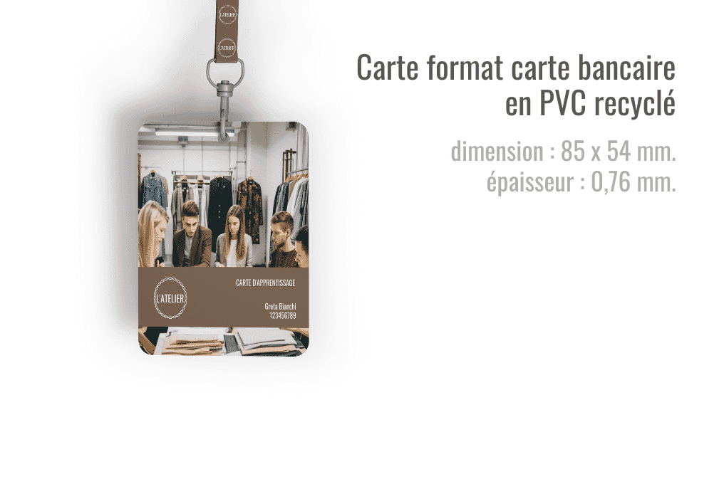 Badge XXL e Card + Lanyard