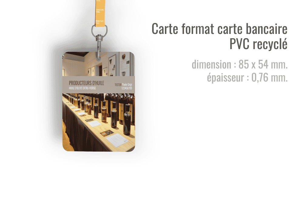 Badge XXL e Card + Lanyard