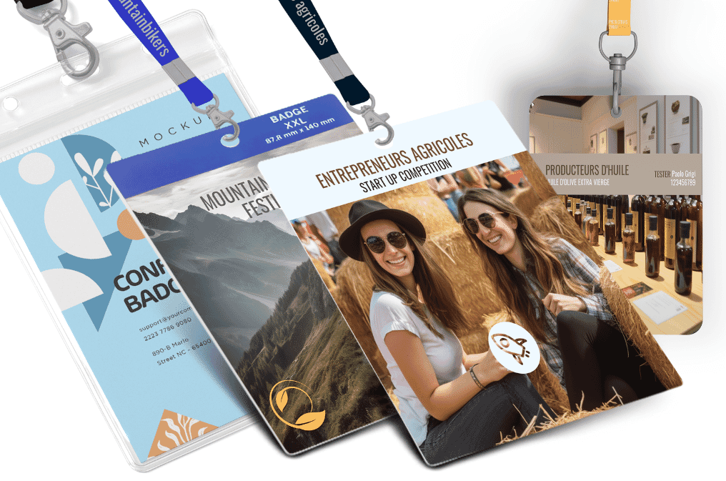 Badge XXL e Card + Lanyard