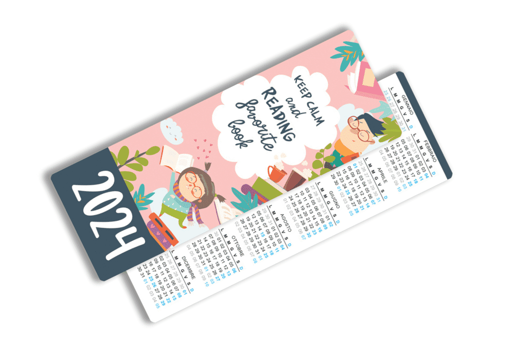 Segnalibri con Calendario 2020