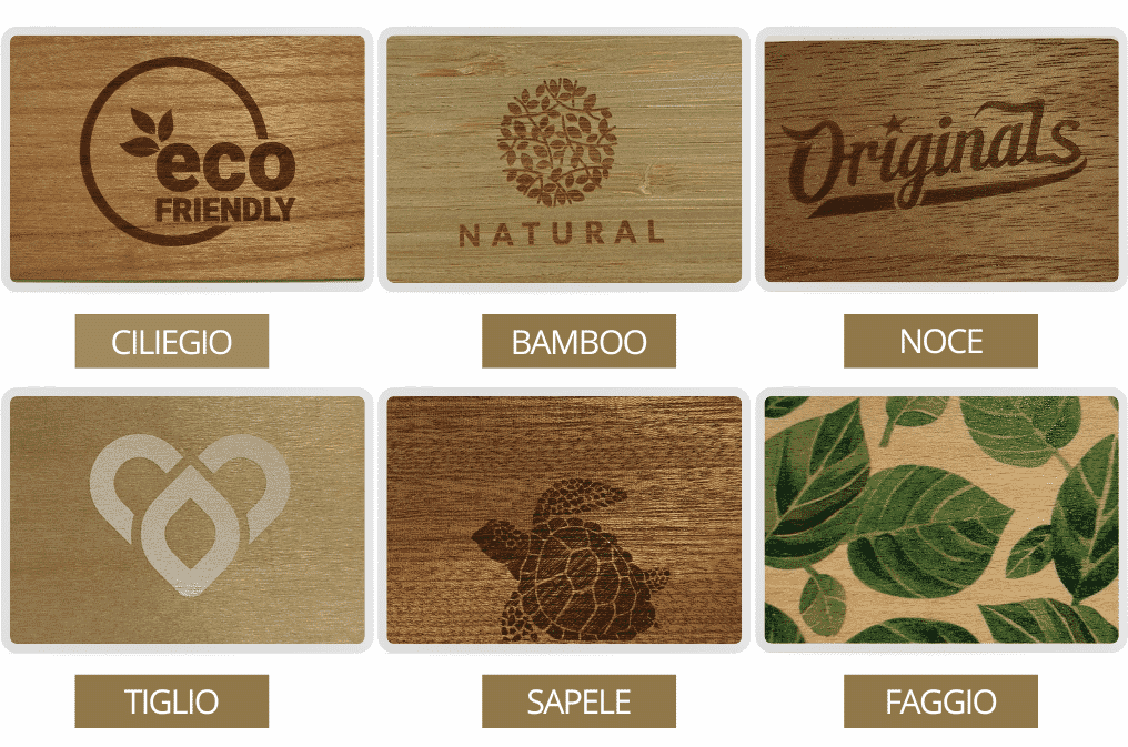 Tessere Stampate in Legno