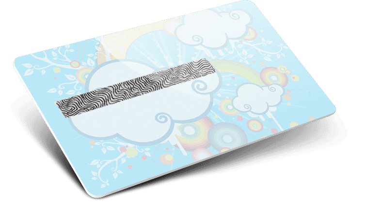 Cards in plastica con Scratch off grattabile