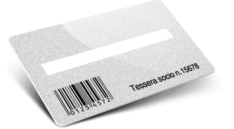 Cartes PVC avec Code-barres + Numérotation + Blanc d'écriture + Glitter