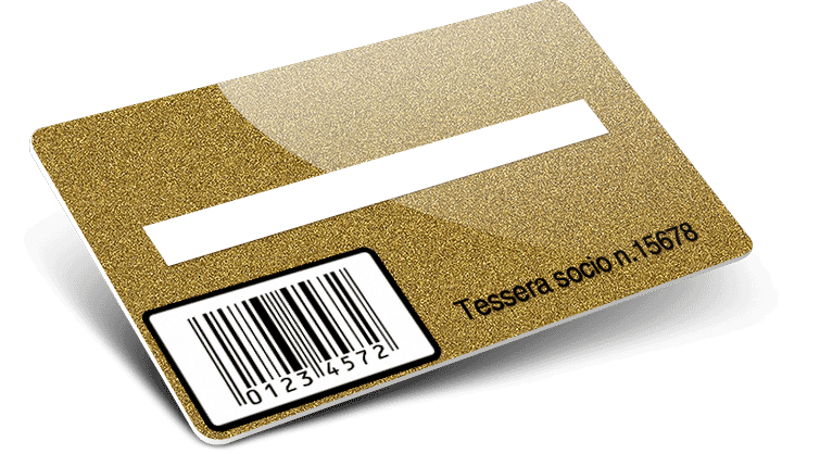 Codice a barre + Numerazione + Campo firma + Glitter