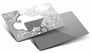 Card PVC trasparente