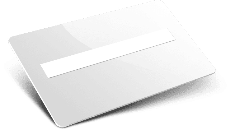 Card in plastica campo firma semplice