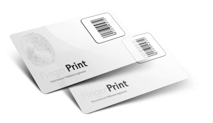 Tessere plastiche trasparenti con numerazione